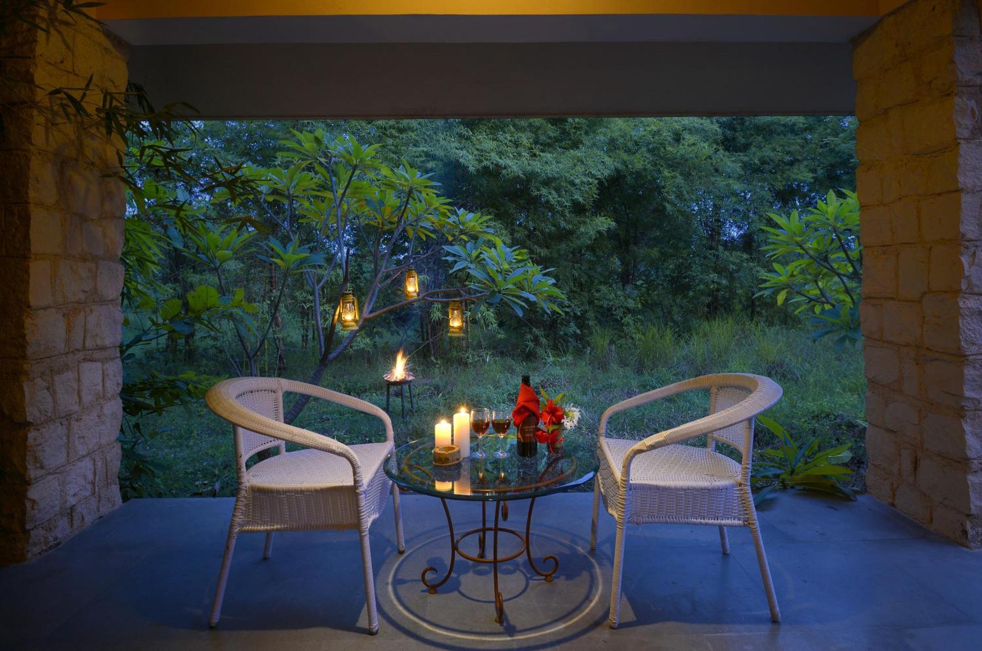 Pench Jungle Camp Hotell Khawāsa Rum bild