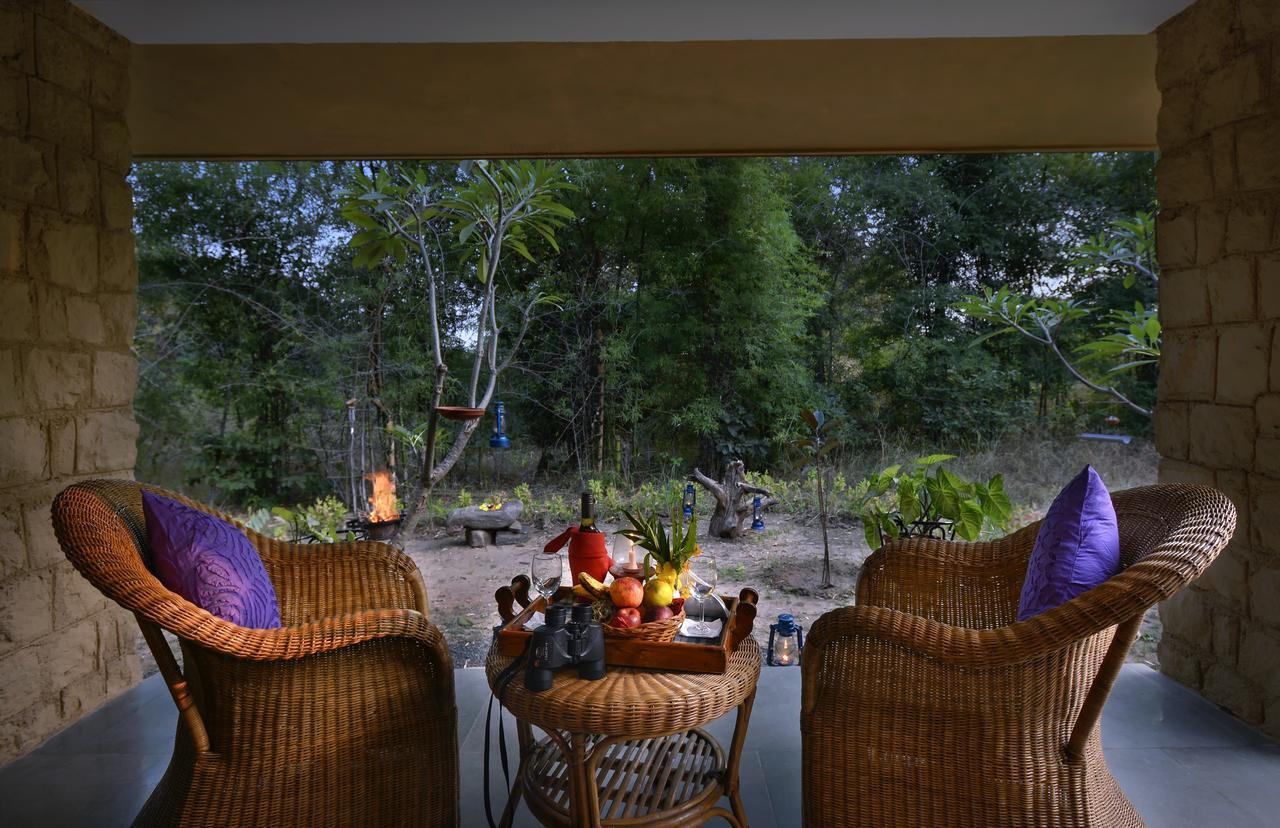 Pench Jungle Camp Hotell Khawāsa Exteriör bild